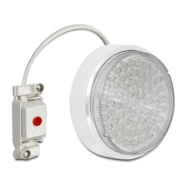 Delock Lighting GX53 surface mount base round type F white