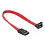 Delock SATA 3 Gb/s Cable straight to upwards angled 22 cm red