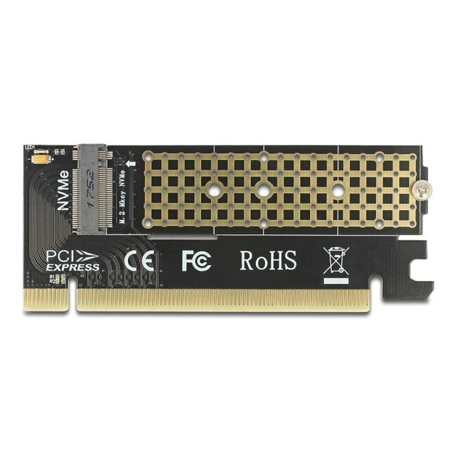 Delock PCI Express x16 Card to 1 x NVMe M.2 Key M