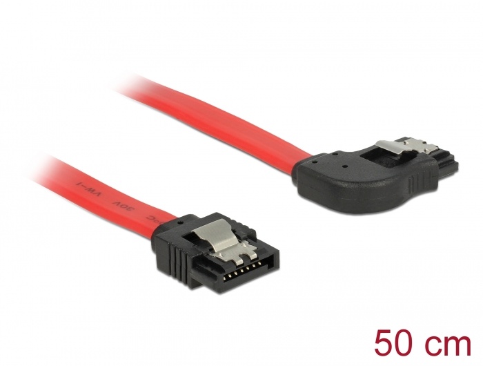 DeLOCK Seriel ATA-kabel Rød 50cm
