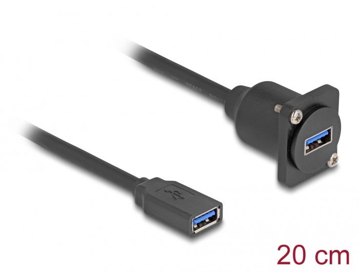 DeLOCK Delock DType USB 5Gb Type A-A Female 20c