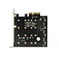 Delock PCI Express Card > 4 x internal M.2 Key B with RAID