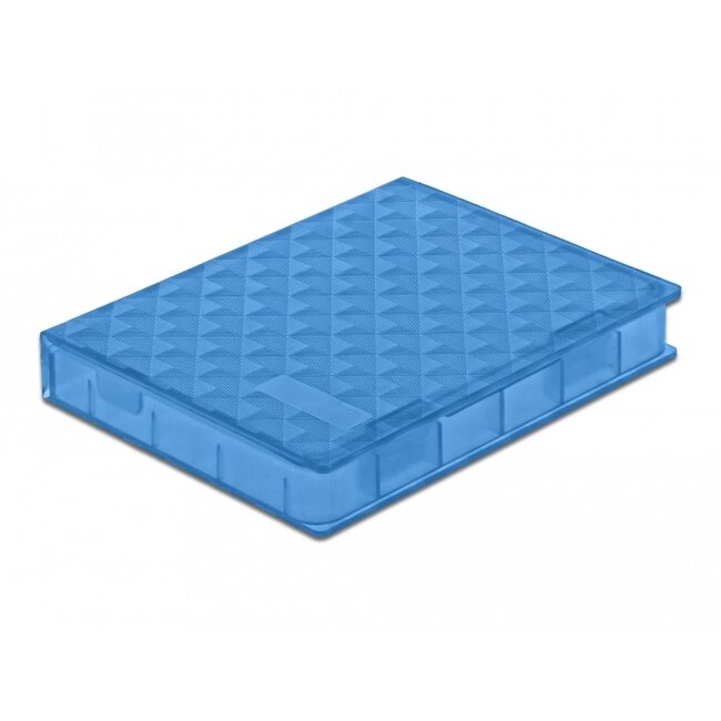 Delock Protection Box for 2.5″ HDD / SSD blue