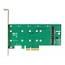 Delock PCI Express Card > 2 x internal M.2 Key B with RAID - Low Profile Form Factor