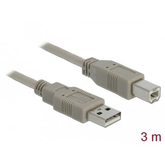 DeLOCK Delock Cable USB 2.0 Type-A male > USB 2.0 Type-B male 3 m