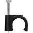 Goobay Cable Clip 9 mm, black