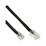 InLine® Modulaire kabel, RJ45 -> RJ11 (8P4C naar 6P4C) M/M, 10m