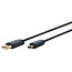 Clicktronic USB A to USB Mini B 2.0 Adapter Cable 1 m