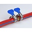 Delock Butterfly Hose Clamp 10 - 16 mm 10 pieces blue