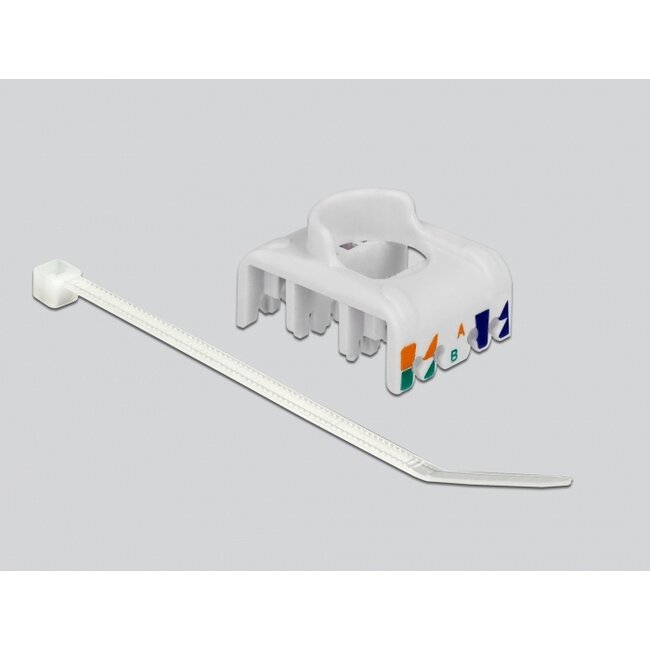 Delock Keystone Module RJ45 jack > LSA Cat.6A UTP white