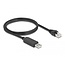 Delock Serial Connection Cable with FTDI chipset, USB 2.0 Type-A male to RS-232 RJ45 male 1 m black