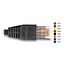 Delock Serial Connection Cable with FTDI chipset, USB 2.0 Type-A male to RS-232 RJ45 male 1 m black