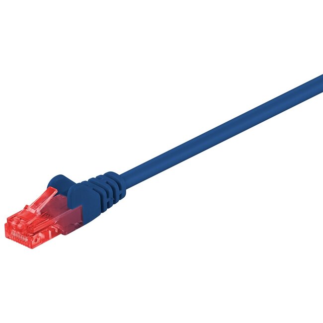Goobay CAT 6 Patch Cable, U/UTP, blue 1.5 m
