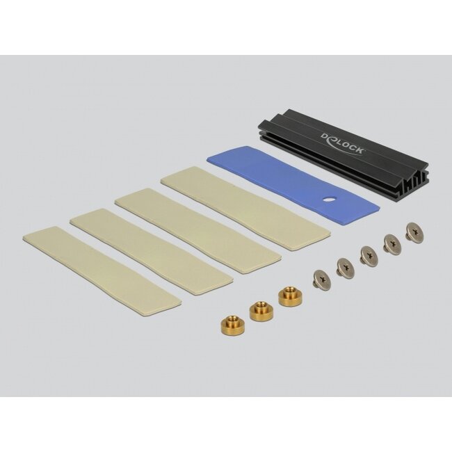Delock PCI Express x4 Card > 1 x internal M.2 Key B + 1 x internal NVMe M.2 Key M - Low Profile Form Factor