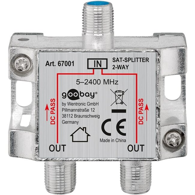 Goobay SAT Distributor, 2-Pack