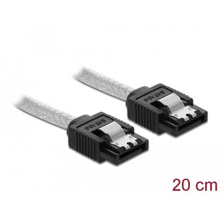 DeLOCK Delock SATA 6 Gb/s Cable 20 cm transparent