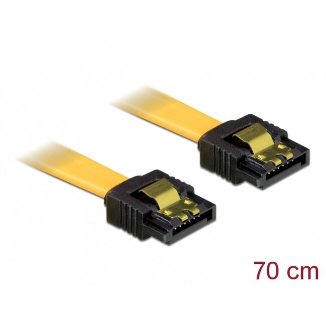 Delock SATA 3 Gb/s Cable 70 cm yellow