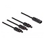 Delock DL4 Solar Splitter Cable 1 x male to 3 x female 35 cm black