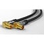 Goobay TV Antenna Cable (135 dB), 4x Shielded 5 m