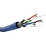 Goobay CAT 5e Network Cable, F/UTP, 100 m, blue