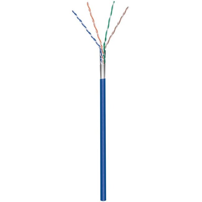 Goobay CAT 5e Network Cable, F/UTP, 100 m, blue