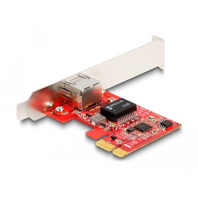 Delock PCI Express x1 Card to 1 x RJ45 2.5 Gigabit LAN i225 NBASE-T - Low Profile Form Factor