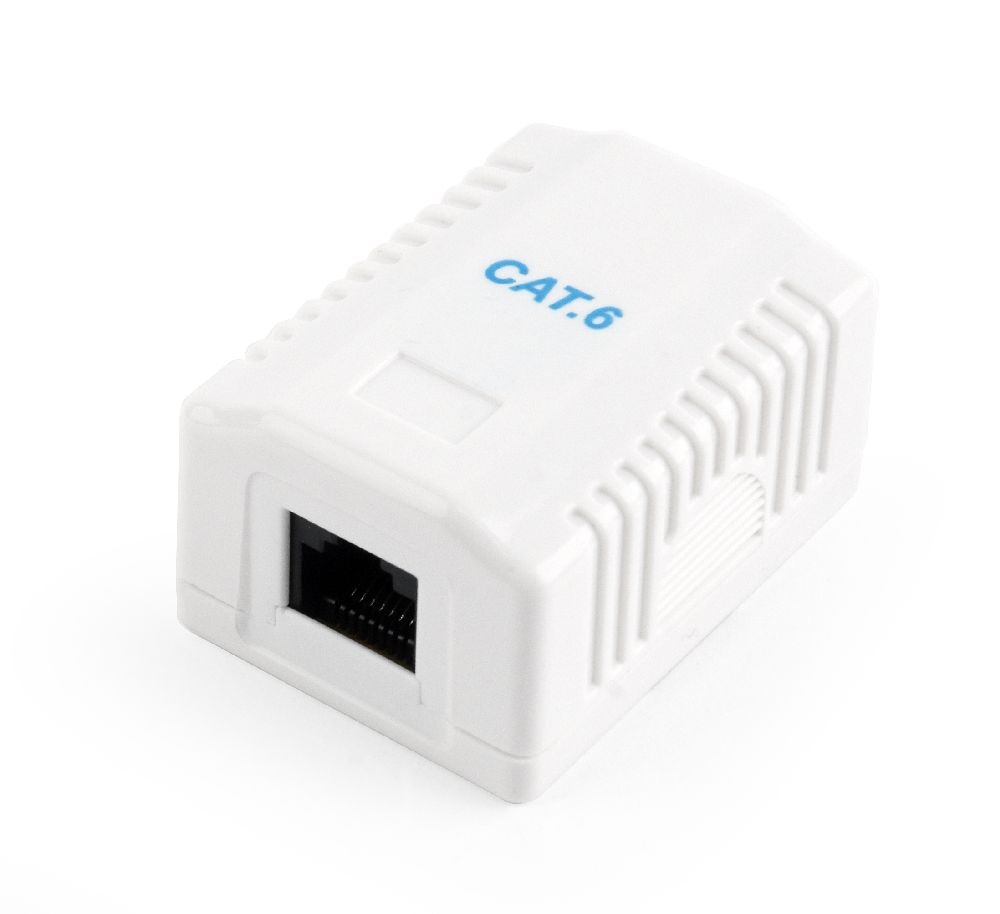 ![CDATA[CAT6 UTP LAN-opbouwdoos, 1-poorts ]]