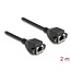 Delock RJ50 Extension Cable female to female S/FTP 2 m black