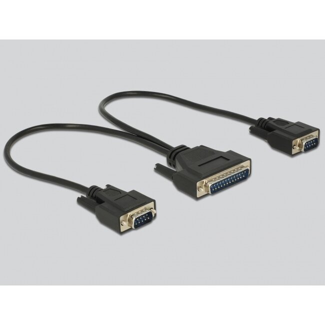 Delock PCI Express Card to 2 x Serial RS-422/485 ESD protection optional surge protection