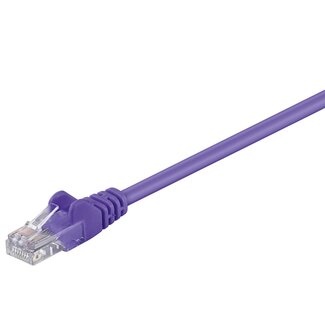 Goobay Goobay CAT 5e Patch Cable, U/UTP, violet 5 m