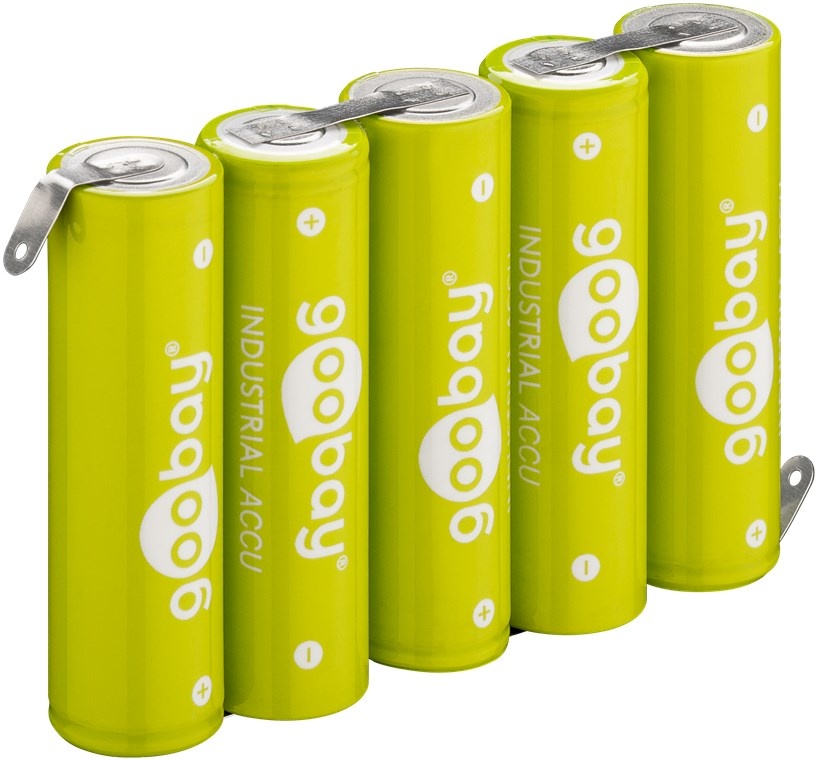Goobay 55582, Oplaadbare batterij, AA, Nikkel-Metaalhydride (NiMH), 6 V, 5 stuk(s), 2100 mAh