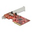 Delock PCI Express x4 Card to 1 x external SuperSpeed USB 20 Gbps (USB 3.2 Gen 2x2) USB Type-C™ female - 3 A