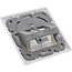 InLine® Cat. 6A aansluitdoos verzonken gemonteerd, 2x RJ45, wit RAL9010