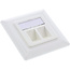 InLine® Cat. 6A aansluitdoos verzonken gemonteerd, 2x RJ45, wit RAL9010