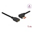 Delock DisplayPort extension cable male 90° left angled to female 8K 60 Hz 1 m