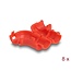 Delock Cable Clips for Angling 8 pieces red