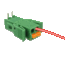 Delock Terminal block set for PCB 2 pin 3.81 mm pitch horizontal