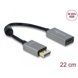 DeLOCK Delock Active DisplayPort 1.4 to HDMI Adapter 4K 60 Hz (HDR)