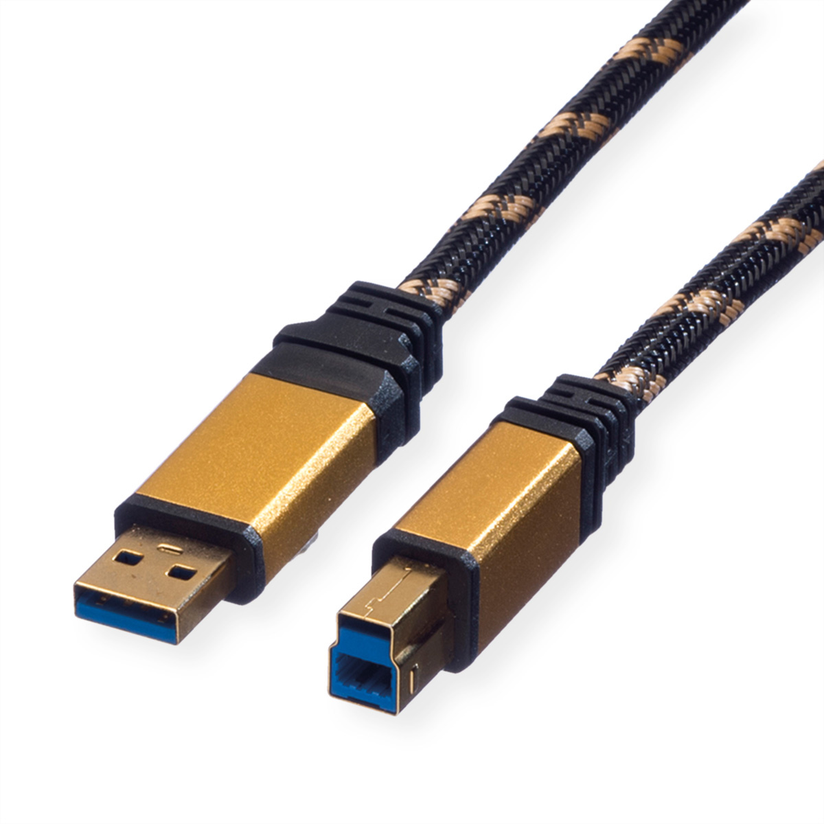 Roline ROLINE 11.88.8902. Snoerlengte: 1,8 m, Aansluiting 1: USB A, Aansluiting 2: USB B, USB-versie: USB 3.2 Gen 1 (3.1 Gen 1), Geslacht connector: Mannelijk/Mannelijk, Maximale o