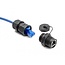 Delock RJ45 Cat.6A Coupler with sealing cap IP67 dust and waterproof