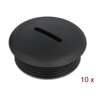 DeLOCK Delock Sealing Plug M32 x 1.5 black 10 pieces