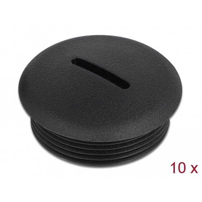 Delock Sealing Plug M32 x 1.5 black 10 pieces