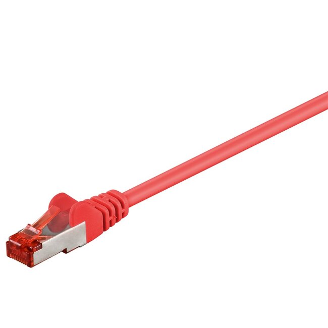 Goobay CAT 6 Patch Cable, S/FTP (PiMF), red 2 m