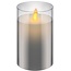 Goobay LED Real Wax Candle in Glass, 7.5 x 12.5 cm