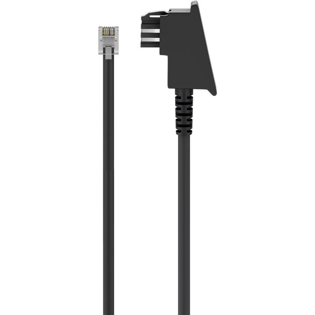 Goobay TAE-F Cable (Universal Pinout), black 10 m