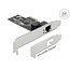 Delock PCI Express x1 Card 1 x RJ45 2.5 Gigabit LAN RTL8125
