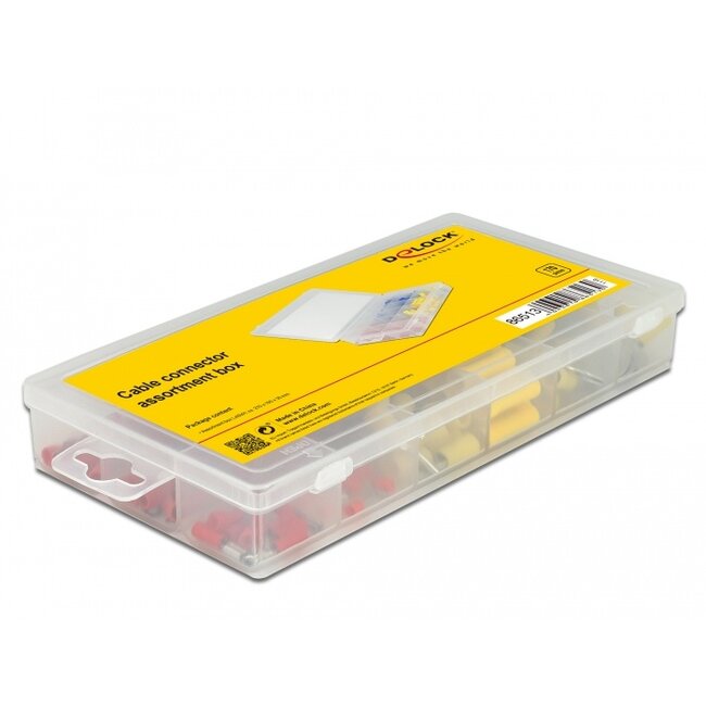 Delock Cable connector assortment box 170 pieces coloured