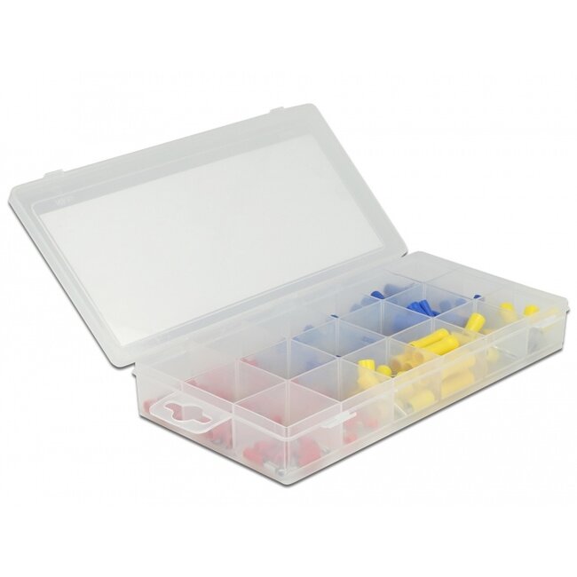 Delock Cable connector assortment box 170 pieces coloured