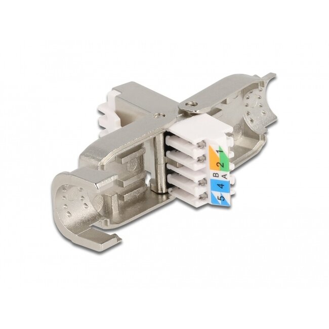 Delock RJ45 plug Cat.6A STP toolfree
