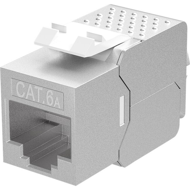 Goobay Keystone Module RJ45 CAT 6A, STP, Slim-Line